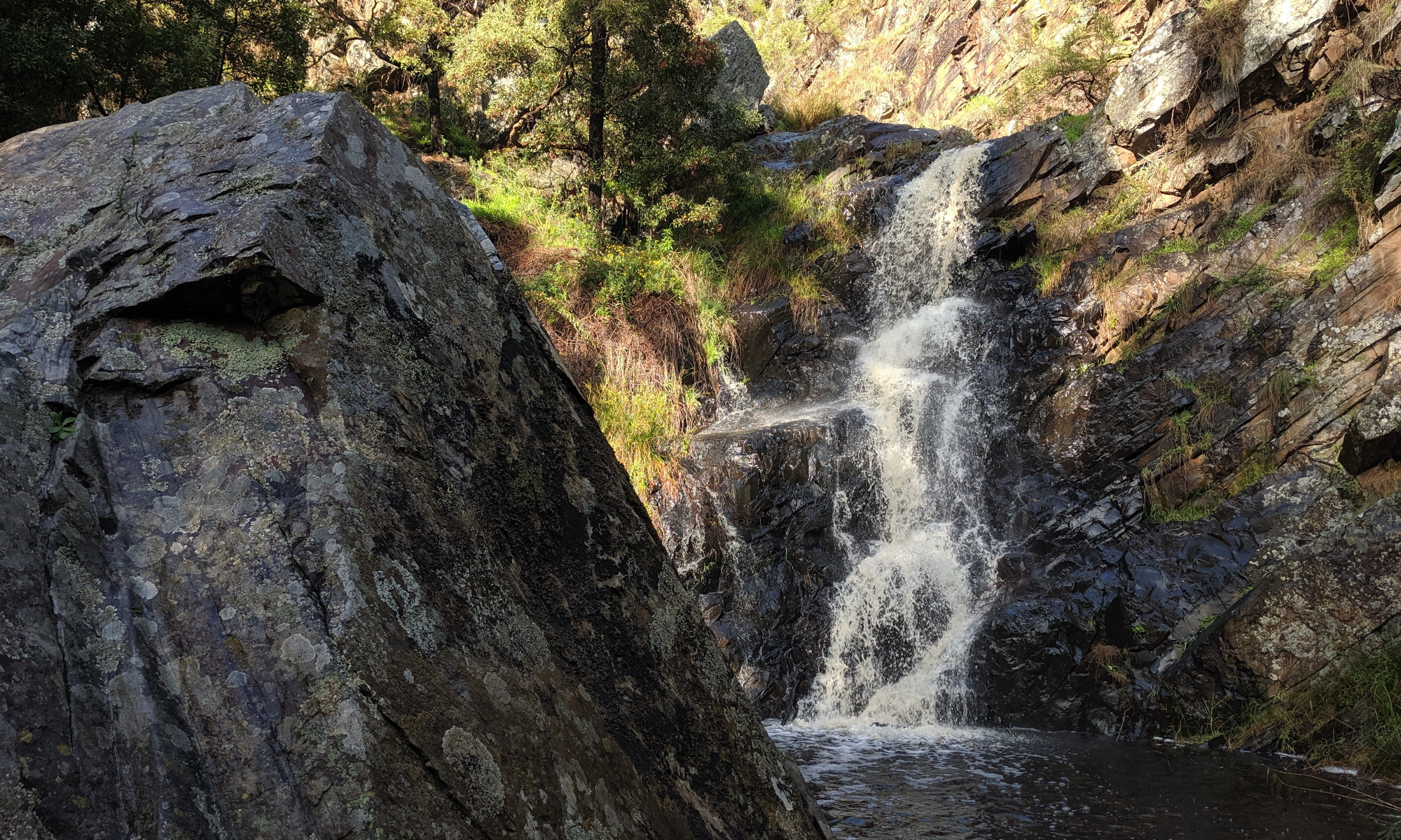 hidden waterfall